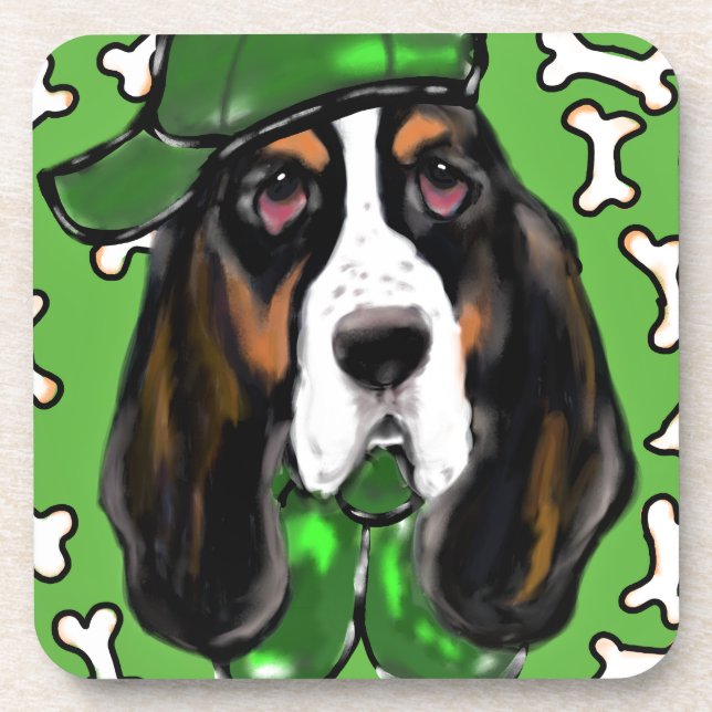 Dessous-de-verre Basset Hound (Devant)