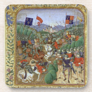 Dessous-de-verre Bataille d'Agincourt, le 25 octobre 1415 (la