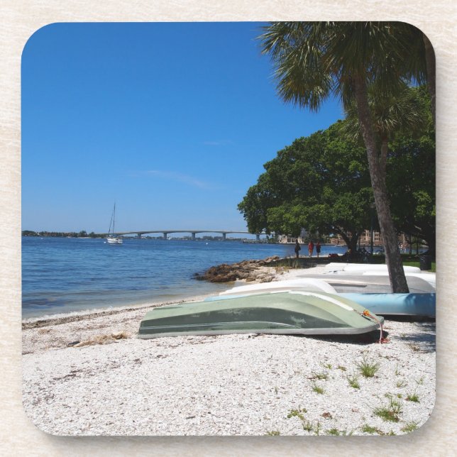 Dessous-de-verre Bateaux À Sarasota, Floride (Devant)