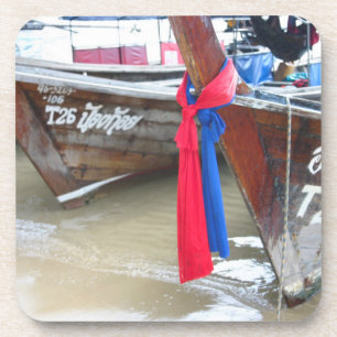Dessous-de-verre Bateaux sur les îles de phi de phi de la plage ,