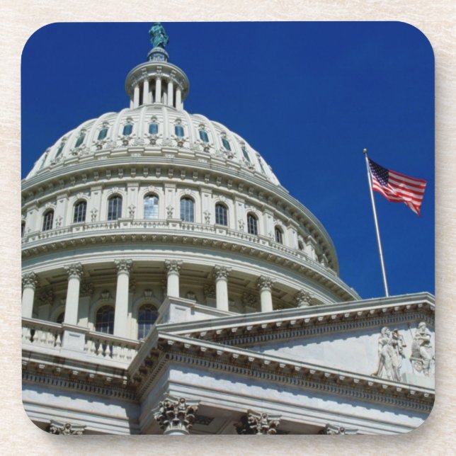 Dessous-de-verre Bâtiment de capitol, Washington, Etats-Unis (Devant)