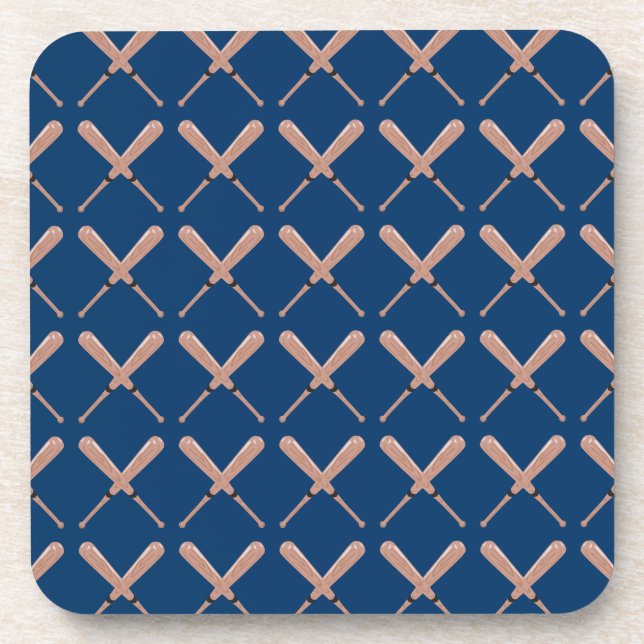 Dessous-de-verre Batte de baseball de la Marine (Devant)