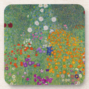 Dessous-de-verre Bauerngarten, Peinture à l'huile, Gustav Klimt
