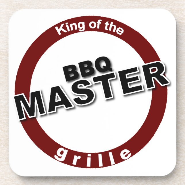 Dessous-de-verre BBQ Master King of the Grille (Devant)