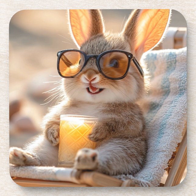 Dessous-de-verre Beach-Bunny (Devant)