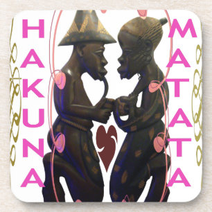 Dessous-de-verre Beau couple d'Afrique Extraordinaire : un art roma