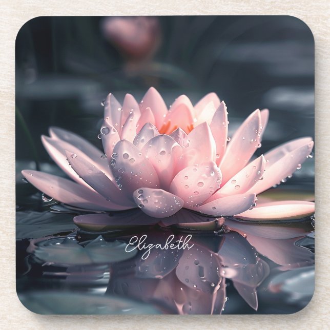 Dessous-de-verre Beau lac de lotus (Devant)
