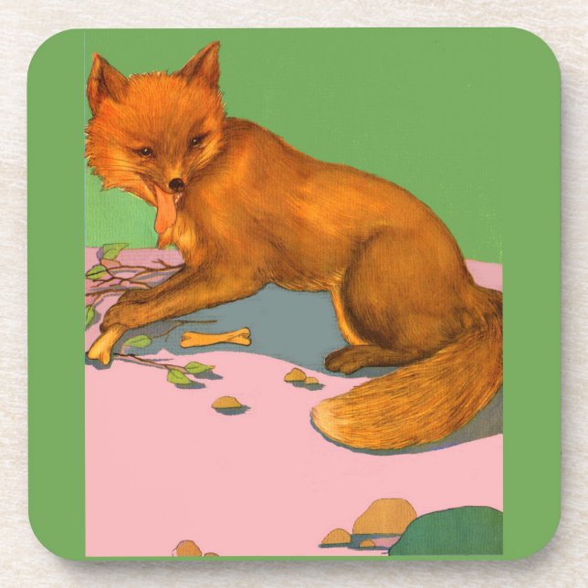 Dessous-de-verre beau renard (Devant)