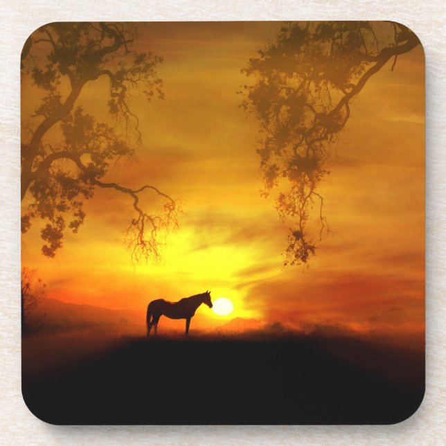 Dessous-de-verre Beautiful Horse Art Coasters (Devant)