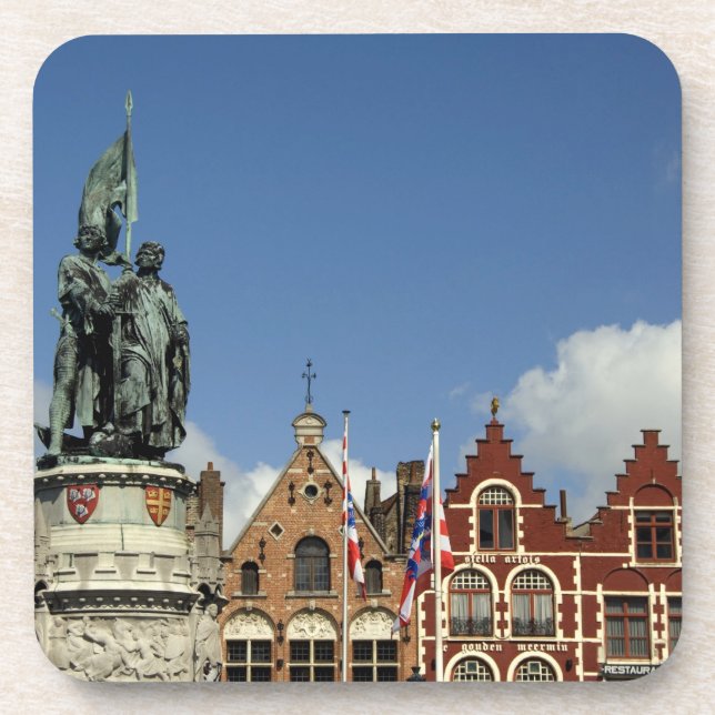 Dessous-de-verre Belgique, Brugge (ou Brug ou Bruge). UNESCO (Devant)