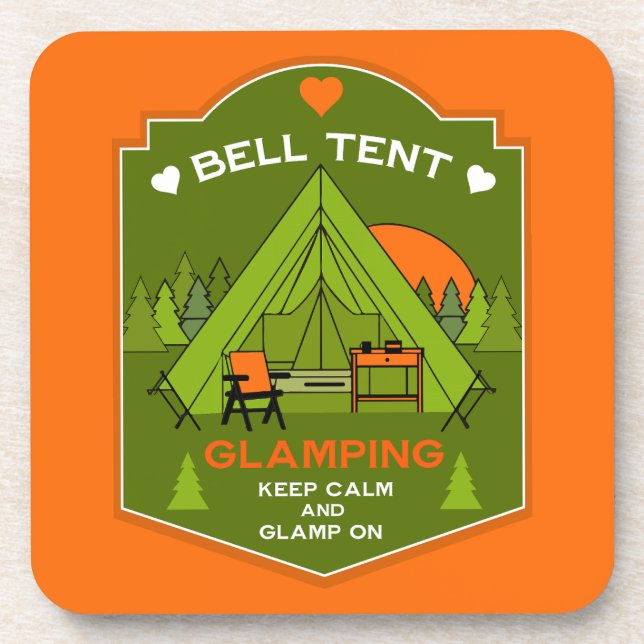 Dessous-de-verre Bell Tent Glamping (Devant)