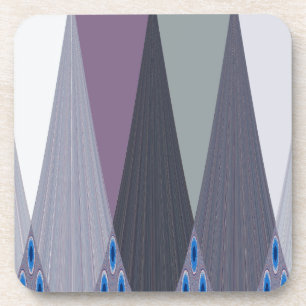 Dessous-de-verre Belle impression Extraordinaire Chevron Design Art
