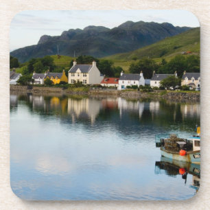 Dessous-de-verre Belle photo du petit village de Dornie avec