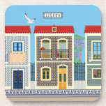 Dessous-de-verre Belles maisons portugaises avec tuiles ou azulejos<br><div class="desc">Lorsque vous vous promenez dans les rues anciennes de Lisbonne, Porto ou d'autres villes portugaises, vous découvrirez que l'histoire et la modernité se marient harmonieusement, laissant des souvenirs indélébiles à tous ceux qui visitent. Chaque ville possède des trésors architecturaux, mais le charme des vieilles maisons portugaises avec balcons en fer...</div>