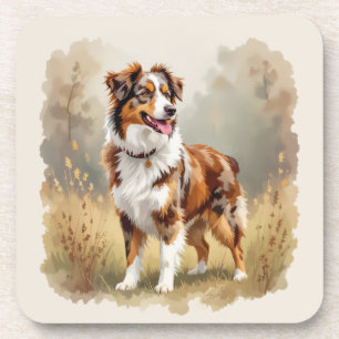 Dessous-de-verre Berger Australien Red Merle Aussie
