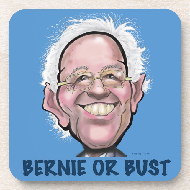 DESSOUS-DE-VERRE BERNIE OU BUST (Devant)