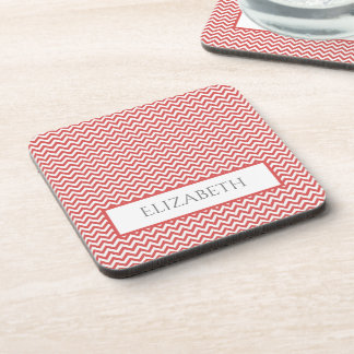 Dessous-de-verre Beverage simple rouge