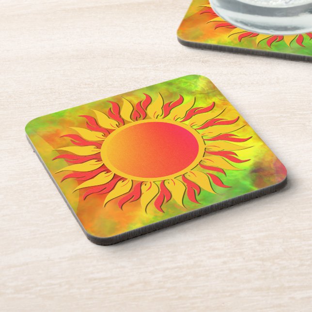Dessous-de-verre Beverage solaire (Côté gauche)