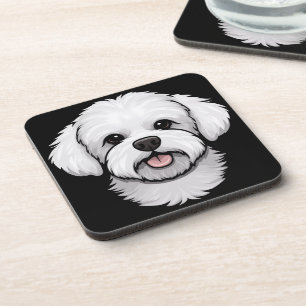 Dessous-de-verre Bichon Frise Cadeaux mignon Amoureux des chiens vi