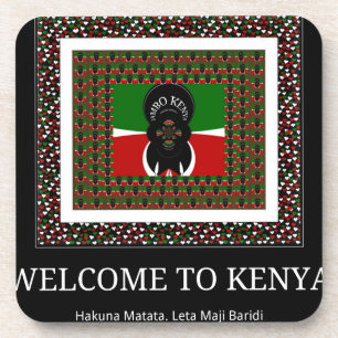 Dessous-de-verre Bienvenue au Kenya Magique : Hakuna Matata