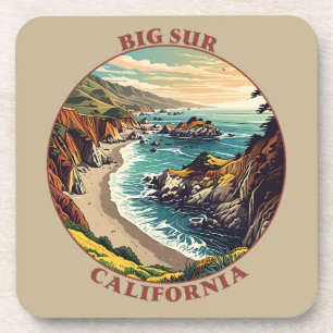 Dessous-de-verre Big Sur Californie États-Unis