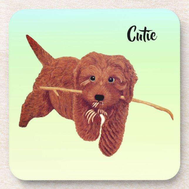 Dessous-de-verre Bijoux en bois (Devant)