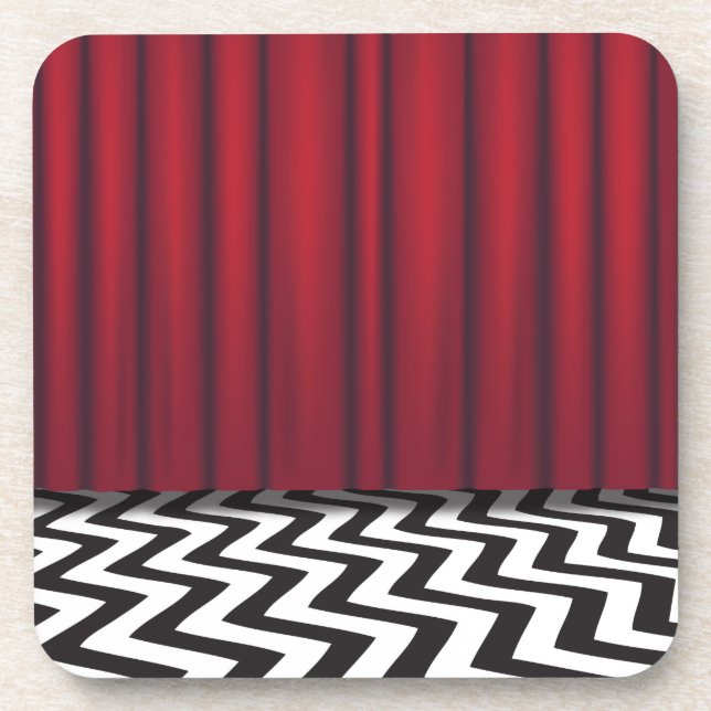 Dessous-de-verre Black Lodge Red Room (Devant)