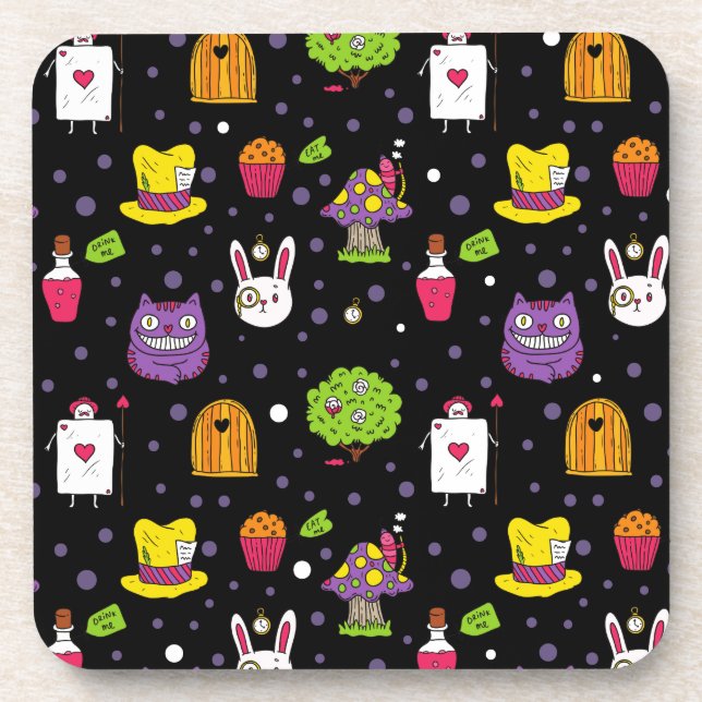 Dessous-de-verre Black Wonderland (Devant)