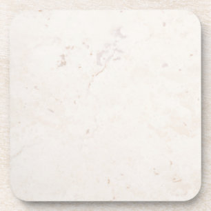 Dessous-de-verre Blanc neutre en pierre de marbre de fond naturel
