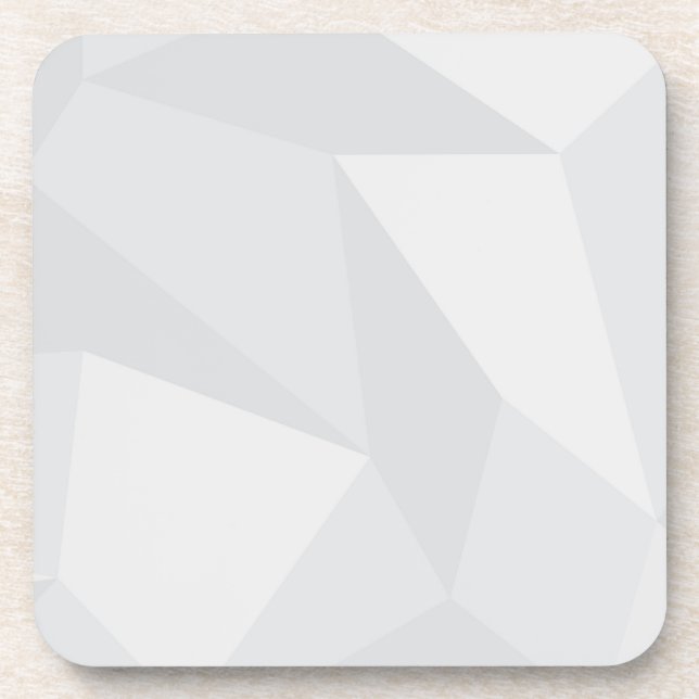 Dessous-de-verre Blanc, simple, moderne, urbain, cool, motif tendan (Devant)
