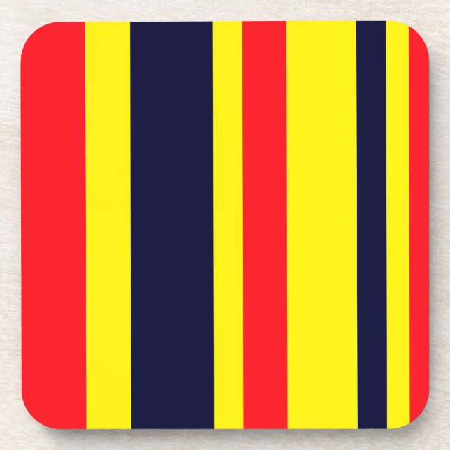 Dessous-de-verre Blancs, Bleus Et Rouges (Devant)