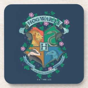 Dessous-de-verre Blason floral HOGWARTS™