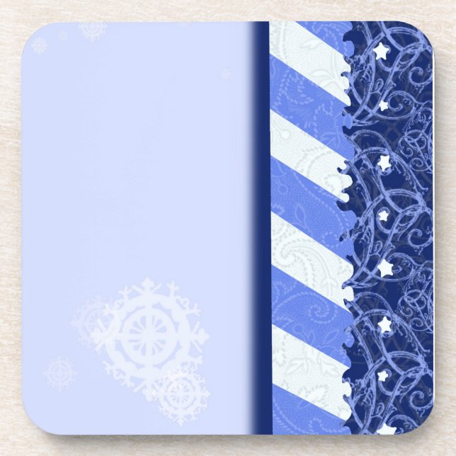 Dessous-de-verre Bleu d'hiver (Devant)