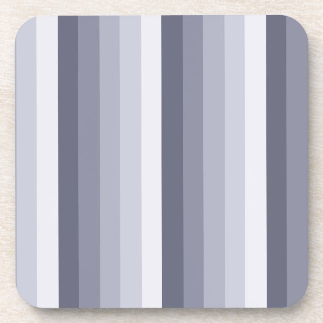 Dessous-de-verre Bleu gris rayures (Devant)