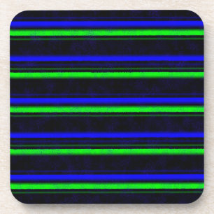 Dessous-de-verre Bleu Noir Grandes Vertes