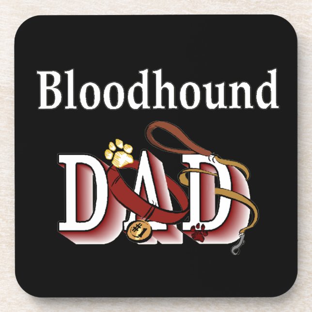 Dessous-de-verre Bloodhound Papa (Devant)