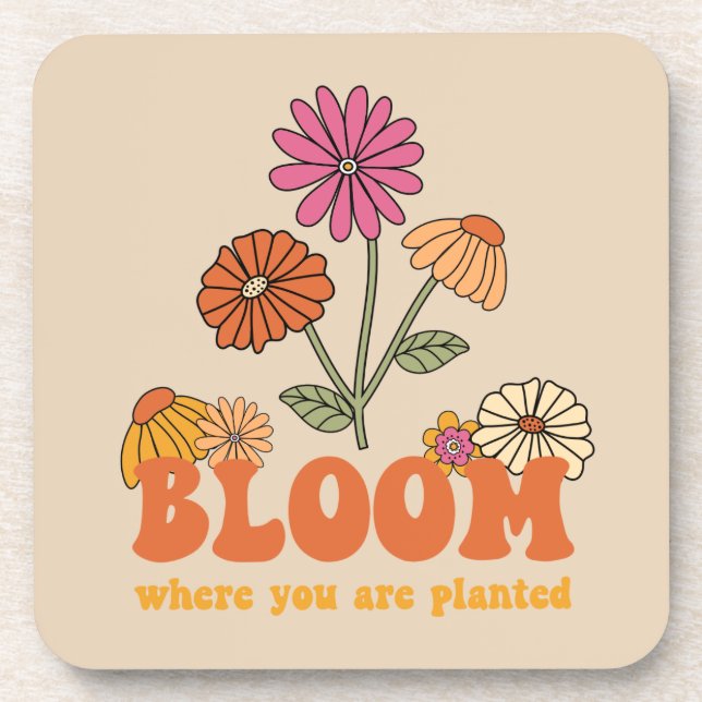 Dessous-de-verre Bloom Where you are Planted (Devant)