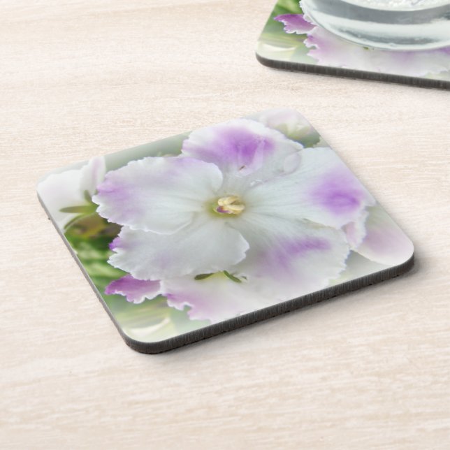 Dessous-de-verre Blossom du violet africain (Côté gauche)