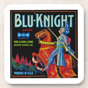 Dessous-de-verre Blu Knight Fruit Étiquette