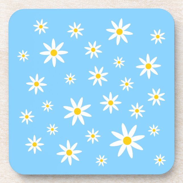 Dessous de verre Blue Daisy (Devant)