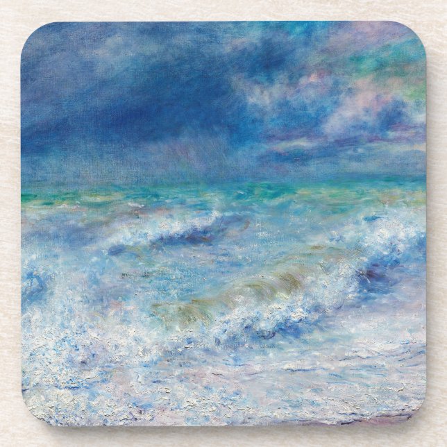 Dessous-de-verre Blue Seascape par Renoir (Devant)