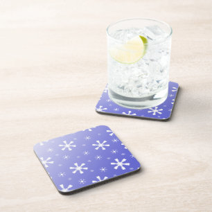 Dessous de verre Blue Snowflakes