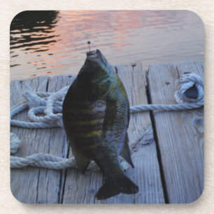 Dessous-de-verre Bluegill au coucher du soleil Lac Arrowhead