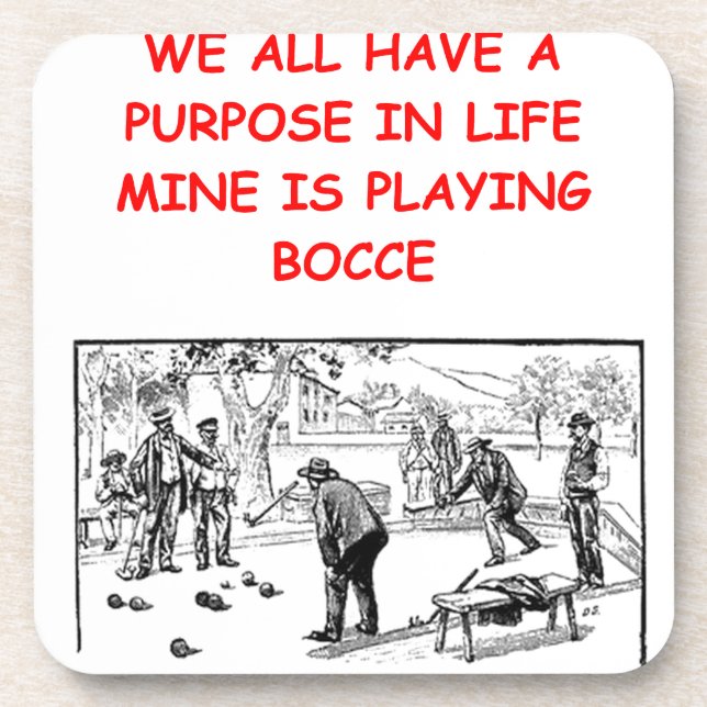 DESSOUS-DE-VERRE BOCCE (Devant)