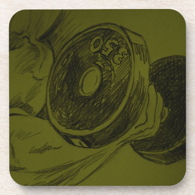 Dessous-de-verre Body Building Fitcil Sketch (Devant)