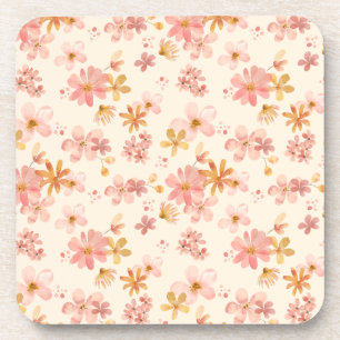 Dessous-de-verre Boho hippie rustique terre fleurs table la