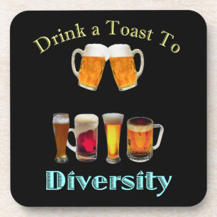 Dessous-de-verre Boire un toast à la diversité