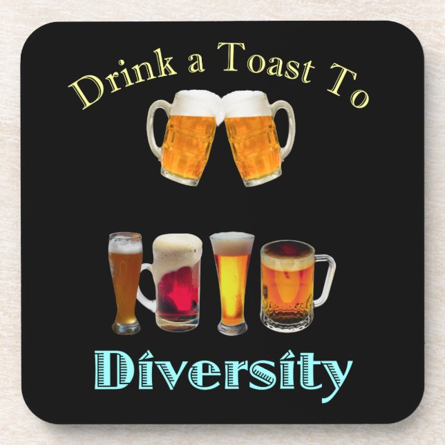Dessous-de-verre Boire un toast à la diversité (Devant)
