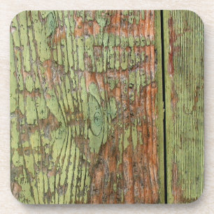 Dessous-de-verre Bois de grange usé et Patiné