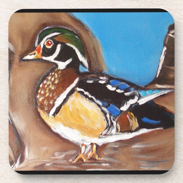 DESSOUS-DE-VERRE BOIS DUCK (Devant)
